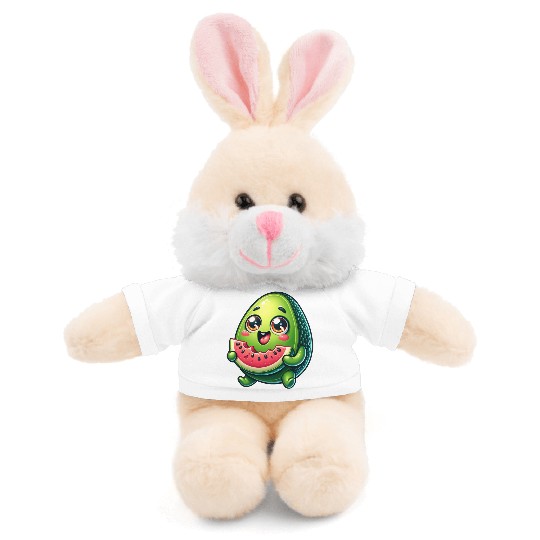 Avocado & Watermelon Sweet Comic Stuffed Animals With Tee