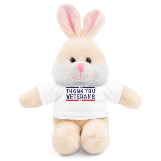 THANK YOU VETERANS Stuffed Animals With Tee