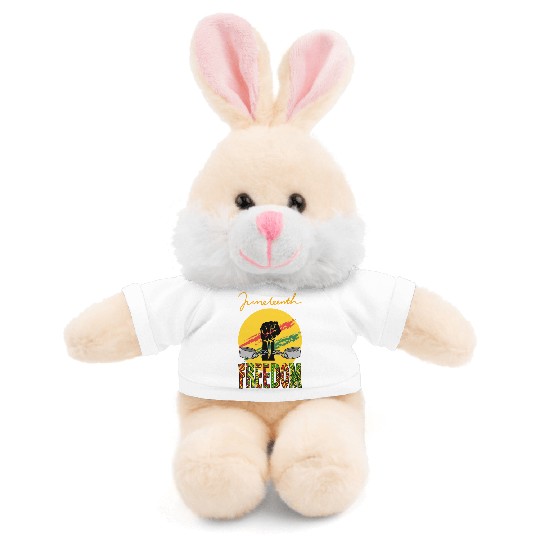 JUNETEENTH FREEDOM APPAREL Stuffed Animals With Tee