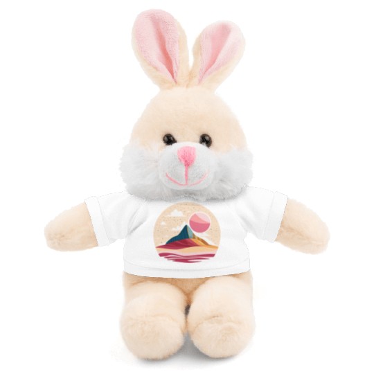 Cute Earthy Landscape Mountains Japan Stuffed Animals With Tee