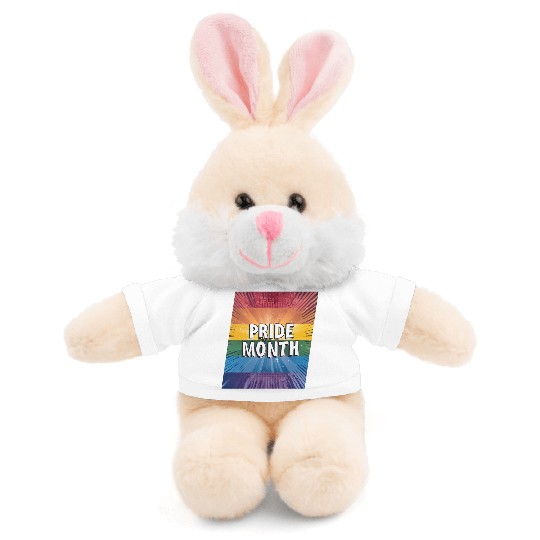 LGBTQ Pride Month Stuffed Animals With Tee