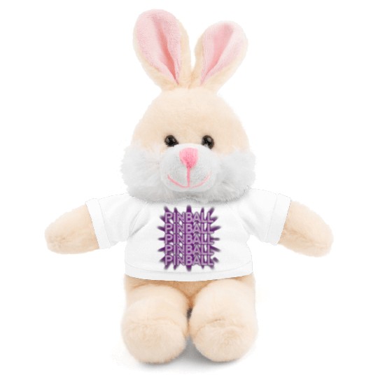Pinball Purple Neon Stuffed Animals With Tee
