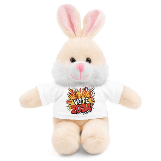 Vote 2024 Election Stuffed Animals With Tee 0011