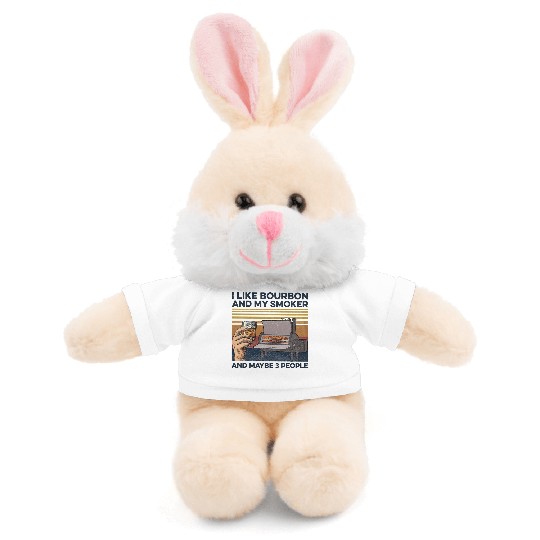 I Like Bourbon And Maybe 3 People Stuffed Animals With Tee