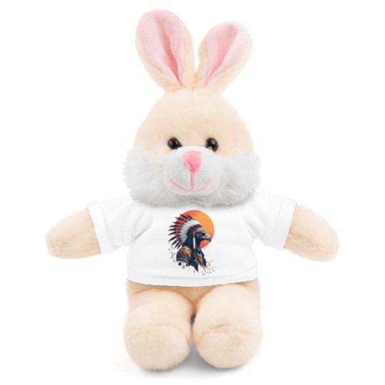 Wind Feather Native American Illustration Stuffed Animals With Tee