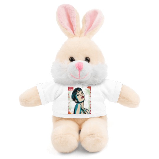 Hip Hop is Dead - Pop Art Woman Stuffed Animals With Tee