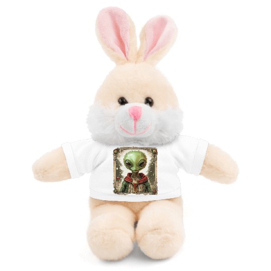 Aliens Christmas Stuffed Animals With Tee
