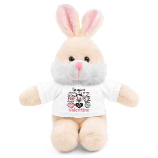 Valentines Cute, Valentine Day Stuffed Animals With Tee