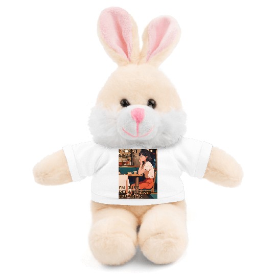 Not Single Just Relationship Impaired Valentines Stuffed Animals With Tee