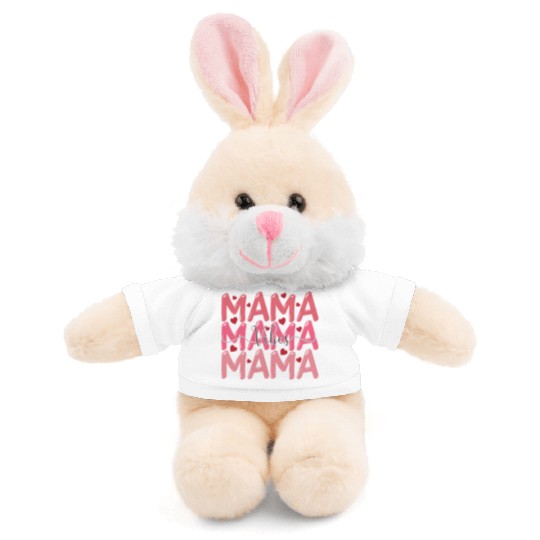 Mama Vibes Stuffed Animals With Tee
