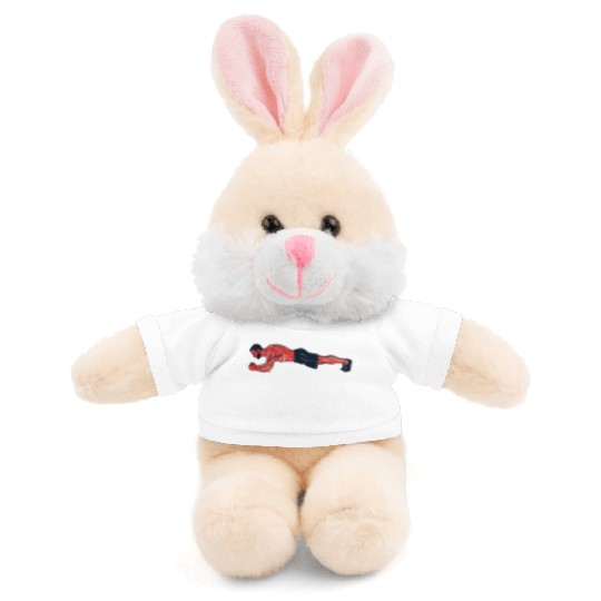 Plank Now Cry Later Stuffed Animals With Tee