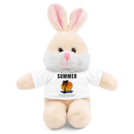 Golden Horizons: Summer Sunset Design Stuffed Animals With Tee