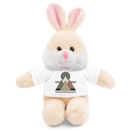 Geometric Nature Stuffed Animals With Tee