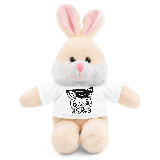 Fox High School Diploma Certificates College Hat Stuffed Animals With Tee