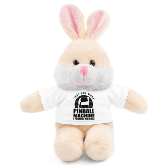 Funny Pinball Player Flipper Pinballer Flipping Stuffed Animals With Tee