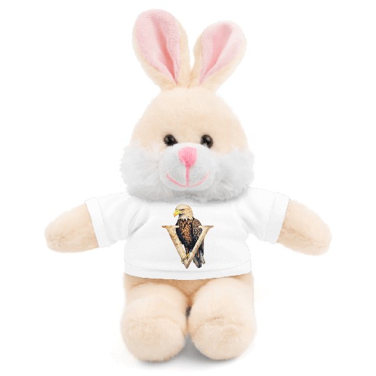 EAGLE LETTER V Stuffed Animals With Tee