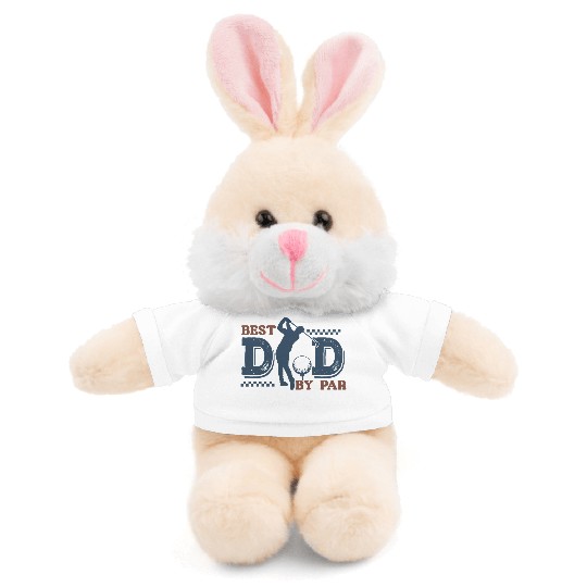BEST DAD BY PAR Fathers Day Stuffed Animals With Tee