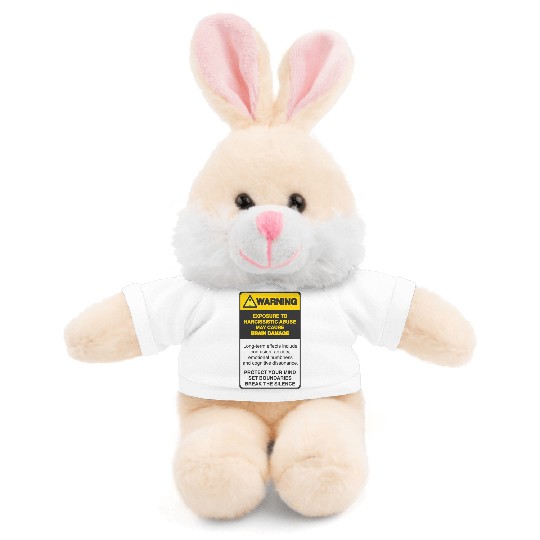 Warning Stuffed Animals With Tee