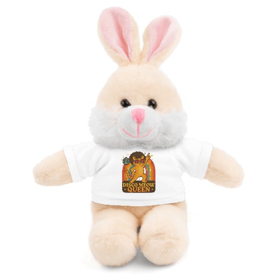 Disco Meow Queen – Groovy Cat Dance Stuffed Animals With Tee