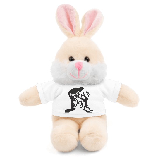 Happy Father’s Day – Stylish Typography Design Stuffed Animals With Tee