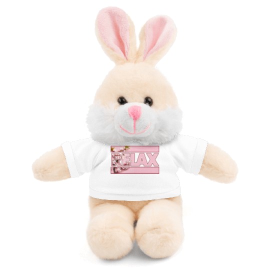 Cherry Blossom Relax Logo Stuffed Animals With Tee