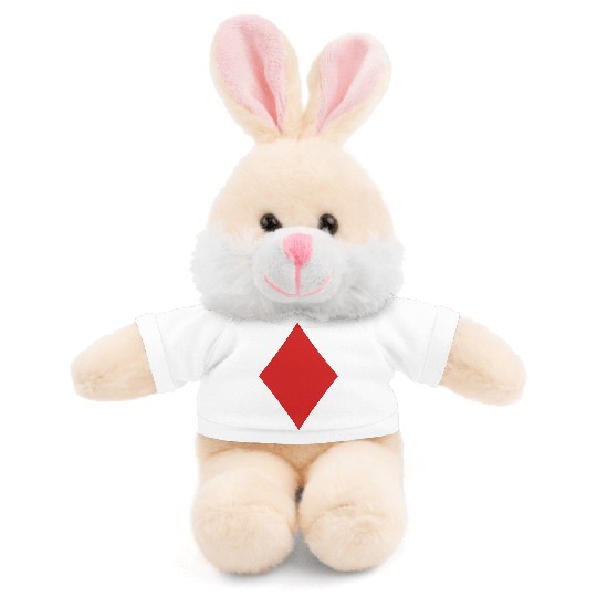 Poker Suit Diamond Stuffed Animals With Tee