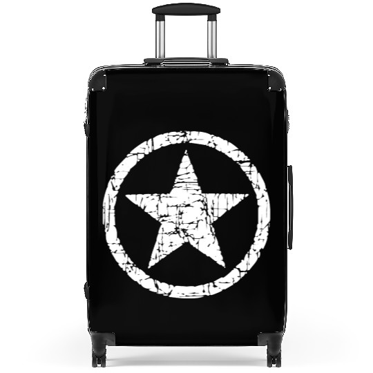 Vintage Army Star Suitcases