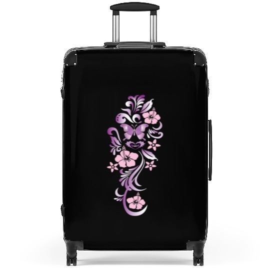 darr butterfly flower des Suitcases