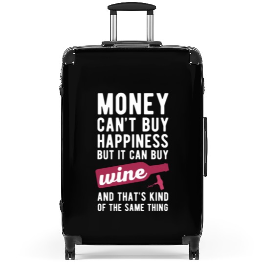 Wine Money can't Buy Unique Gift Idea Suitcases