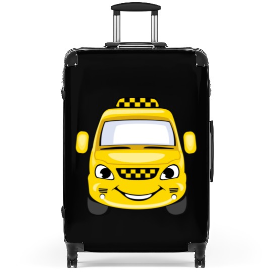 Taxi design art Suitcases