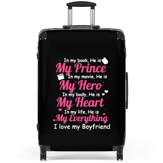 I LOVE MY BOYFRIEND Suitcases