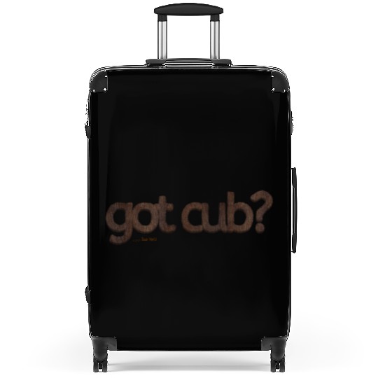 got cub?-Furry Fun-Gay Bear Pride-Brown Bear Suitcases