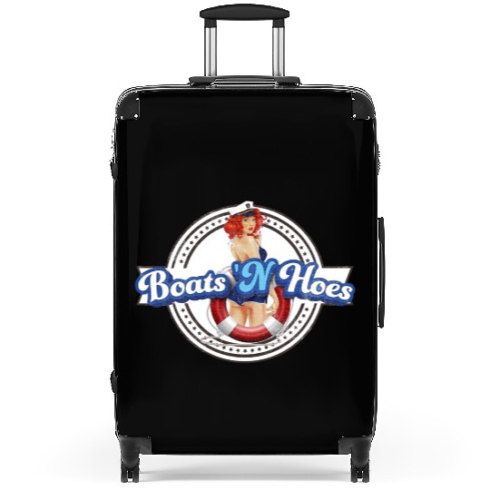 BOATS 'N HOES STEP BROTHERS SEXY LOGO Suitcases