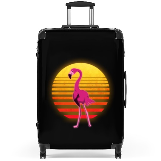 Neon Flamingo Suitcases