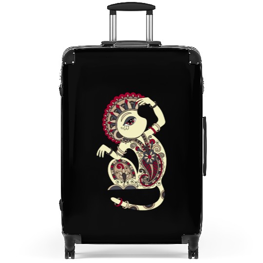 Aztec Monkey Suitcases