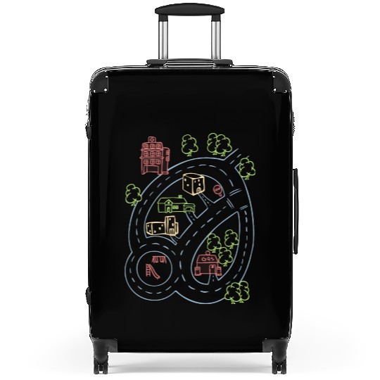 BackTrack Simple White Suitcases