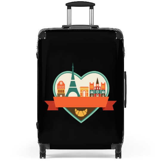emblem heart Suitcases