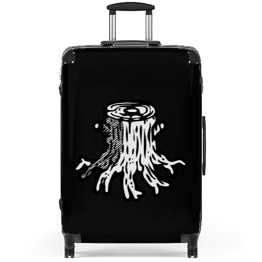 tree trunk Suitcases
