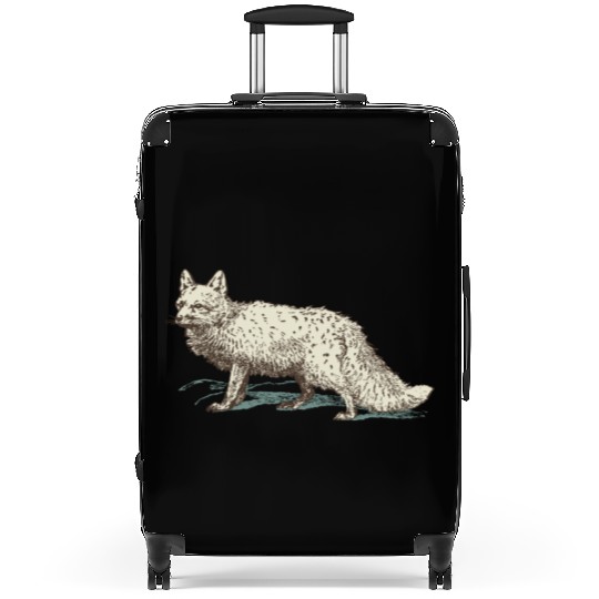 Arctic fox Suitcases