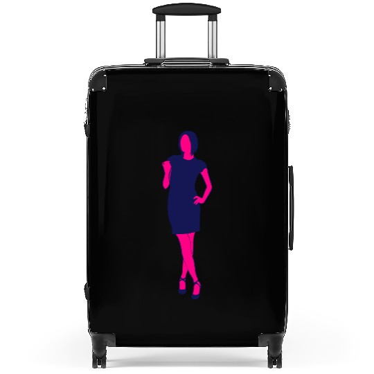 Business Woman Suitcases