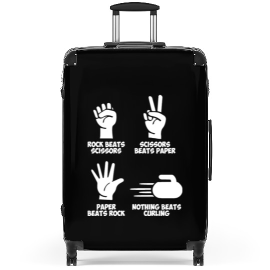 Curling Rock Paper Nothing Beats Suitcases