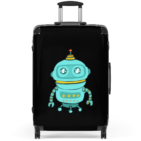 27 robot 33 png vectorstock 4842445 Suitcases