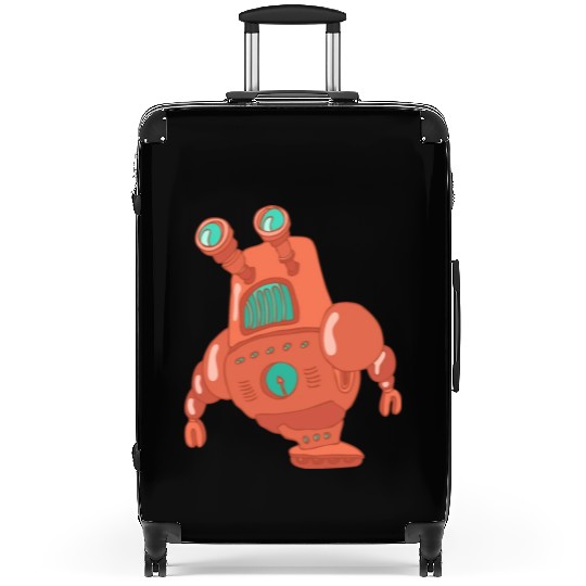 14 robot 21 png vectorstock 4842445 Suitcases