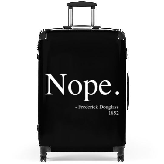 Frederick Douglass Nope Suitcases, Black History Month