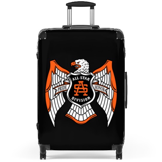 hawk crest mma Suitcases