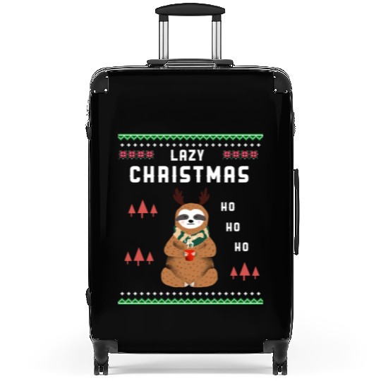 (Gift) Lazy Christmas Ho Ho Ho Suitcases
