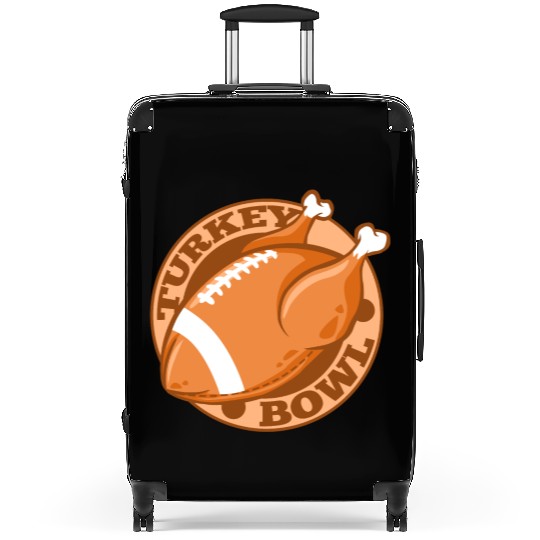 Turkey Bowl American Football Thanksgiving Suitcases