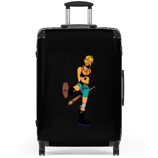 Punk Girl Suitcases