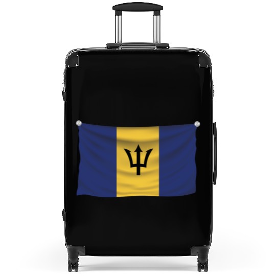 flag barbados Suitcases