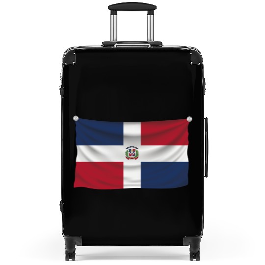 flag dominican republic Suitcases
